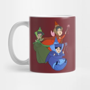 Flora, Fauna, and Merryweather Mug